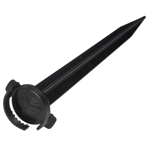 Lawn Speed Stake, 10 L, Nylon, Black - pack of 18 Lawn Speed Stake, 10 L, Nylon, Black - pack of 18