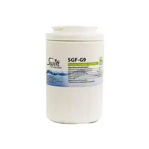 Swift Green Filters SGF-G9 RX SGF-G9 RX Refrigerator Water Filter, 0.5 gpm, Coconut Shell Carbon Block Filter Media