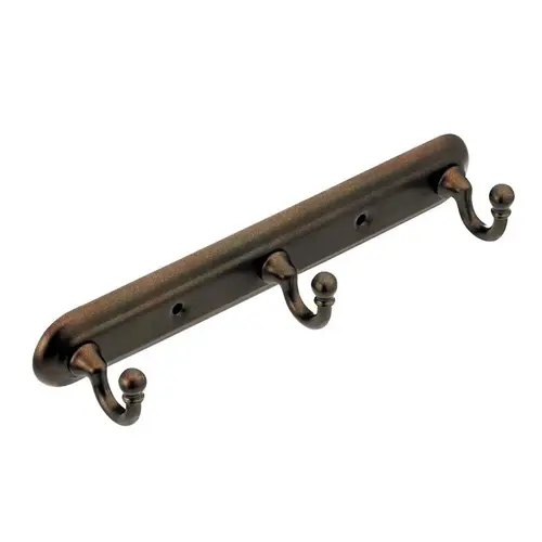 Yorkshire Triple Robe Hook Old World Bronze Finish Yorkshire Triple Robe Hook Old World Bronze Finish