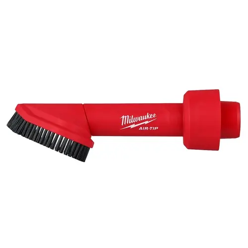 Wet/Dry Vac Brush AIR-TIP 1-1/4" - 2-1/2" Shop Rotating Corner Brush Tool Red Wet/Dry Vac Brush AIR-TIP 1-1/4" - 2-1/2" Shop Rotating Corner Brush Tool Red