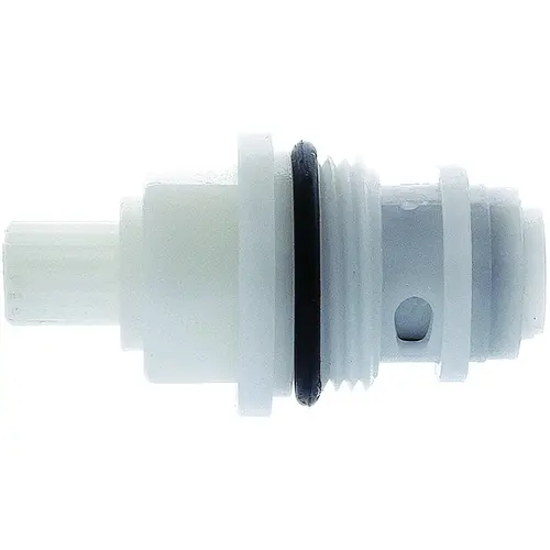 Faucet Stem, Plastic, 1-15/16 in L White Faucet Stem, Plastic, 1-15/16 in L White