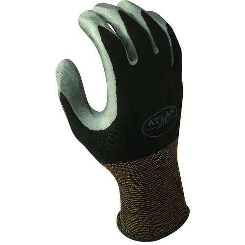High-Flexibility Protective Gloves, M, Knit Wrist Cuff, Nitrile Glove, Black/Gray High-Flexibility Protective Gloves, M, Knit Wrist Cuff, Nitrile Glove, Black/Gray