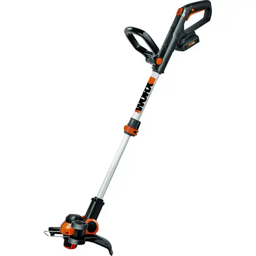 String Trimmer/Edger, 20 V, 37.8 in L Shaft, Black/Orange/Silver String Trimmer/Edger, 20 V, 37.8 in L Shaft, Black/Orange/Silver