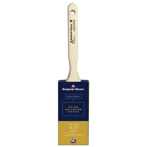 Paint Brush, Firm Brush, 2-15/16 in L Bristle, Nylon/Polyester Bristle, Flat Sash Handle Paint Brush, Firm Brush, 2-15/16 in L Bristle, Nylon/Polyester Bristle, Flat Sash Handle