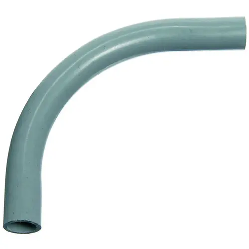 Conduit Elbow, 90 deg Angle, PVC, Gray