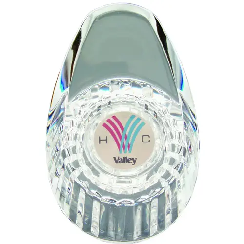 Faucet Handle, Acrylic, For: Valley Single Handle Bathroom Faucets Clear