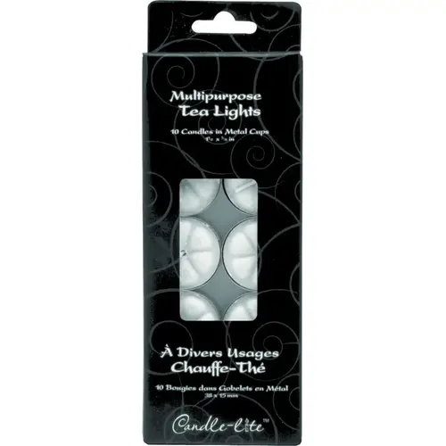 Multipurpose Tea Light Candle White - pack of 10 Multipurpose Tea Light Candle White - pack of 10