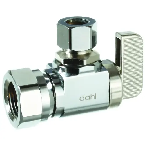mini-ball 611-52-31 Angle Stop Valve, 3/8 x 3/8 in Connection, FIP x Comp, 250 psi Pressure, Brass Body Chrome mini-ball 611-52-31 Angle Stop Valve, 3/8 x 3/8 in Connection, FIP x Comp, 250 psi Pressure, Brass Body Chrome