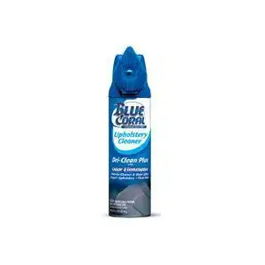 Blue Coral DC22 Dri-Clean Plus Upholstery Cleaner, 22 oz Aerosol Can, Liquid, Sweet Clear