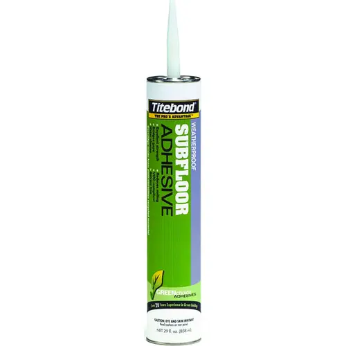 28 Oz. Greenchoice Subfloor Construction Adhesive Off-White 28 Oz. Greenchoice Subfloor Construction Adhesive Off-White