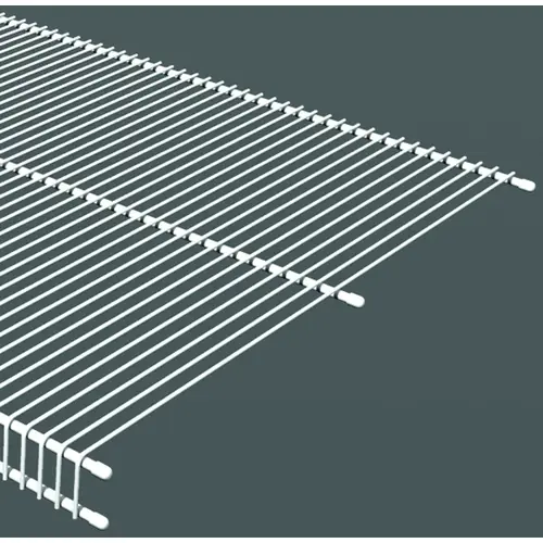 12 Ft. W. x 12 In. D. Close Mesh Ventilated Closet Shelf, White