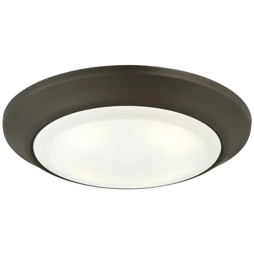 00 Ceiling Light Fixture, 120 V, 15 W, LED Lamp, 1050 Lumens Lumens, 3000 K Color Temp, Steel Fixture