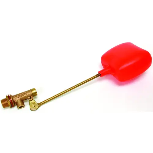 Float Valve, Heavy-Duty, Brass, Black, For: Evaporative Cooler Purge Systems Float Valve, Heavy-Duty, Brass, Black, For: Evaporative Cooler Purge Systems