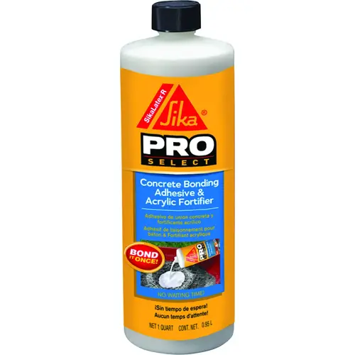 Bonding Adhesive, Liquid, Milky White, 1 qt Jug