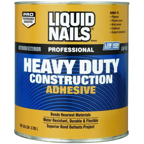 -1GAL Construction Adhesive, Tan, 1 gal Can - pack of 2 -1GAL Construction Adhesive, Tan, 1 gal Can - pack of 2