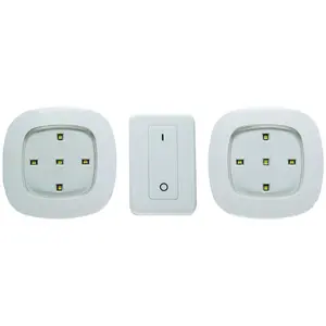 Fulcrum 30022-308 Remote Control Lighting System, 120 VAC, AA Battery, 5-Lamp, LED Lamp, 35 Lumens, White