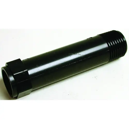 Overflow Pipe, Nylon, For: Evaporative Cooler Purge Systems Black Overflow Pipe, Nylon, For: Evaporative Cooler Purge Systems Black