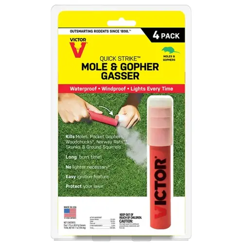 Quick Strike Mole & Gopher Gasser, 4-Pk.