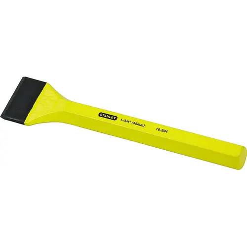 CHISEL CLD 1-3/4CUT 8-1/2 LGTH Black/Yellow CHISEL CLD 1-3/4CUT 8-1/2 LGTH Black/Yellow