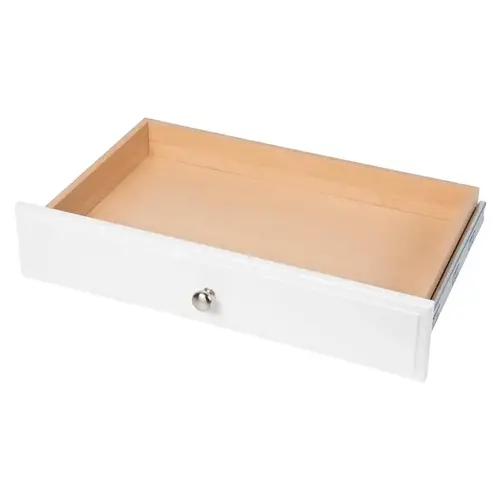 4 In. White Deluxe Drawer 4 In. White Deluxe Drawer