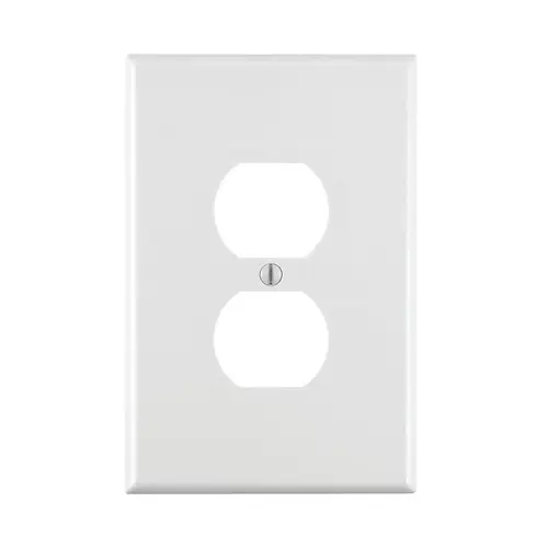 88103 Wallplate, 3-1/2 in L, 5-1/4 in W, 1 -Gang, Thermoset Plastic, White, Smooth - pack of 25 88103 Wallplate, 3-1/2 in L, 5-1/4 in W, 1 -Gang, Thermoset Plastic, White, Smooth - pack of 25