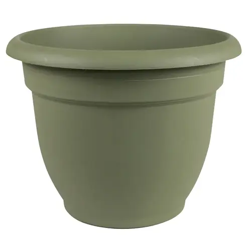 Self-Watering Planter, 8 in Dia, 8-3/4 in W, Round, Plastic, Living Green Self-Watering Planter, 8 in Dia, 8-3/4 in W, Round, Plastic, Living Green