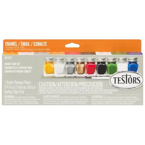 Enamel Paint Set, 0.25 oz, Bottle - pack of 54 Enamel Paint Set, 0.25 oz, Bottle - pack of 54