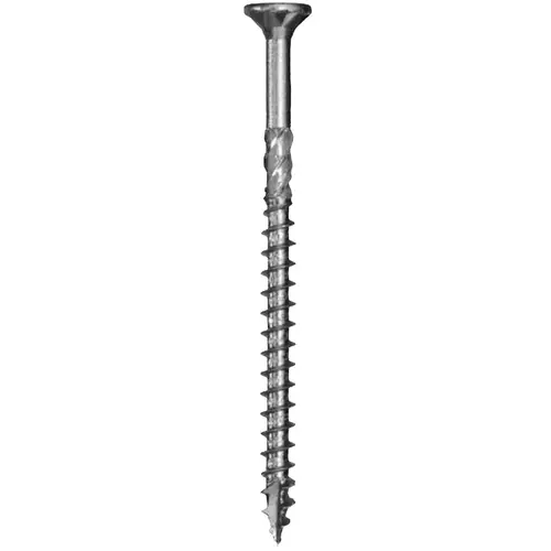Framing and Decking Screw, #10 Thread, 3-1/8 in L, W-Cut Thread, Bugle Head, Star Drive, 210 PK Silver - pack of 210 Framing and Decking Screw, #10 Thread, 3-1/8 in L, W-Cut Thread, Bugle Head, Star Drive, 210 PK Silver - pack of 210