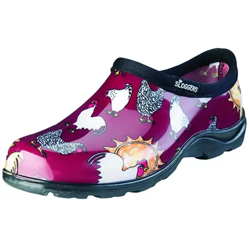 5116CBR-09 Garden Shoes, 9 in, Barn Red