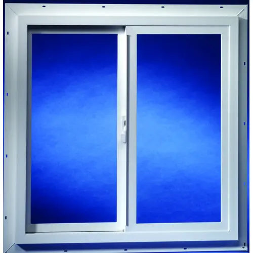 Utility Window, 23-1/2 in OAW, 23-1/2 in OAH, Vinyl Frame White