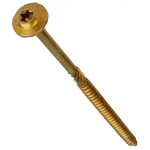 GRK Fasteners 12285 RSS Structural Screw, 3/8 in Thread, 7-1/4 in L, Washer Head, Star Drive, Steel - pack of 50