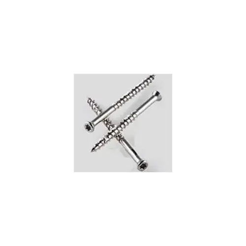 Deck Screw, #7 Thread, 3 in L, Box Thread, Trim Head, 6-Lobe Drive, Steel, Stainless Steel - pack of 350 Deck Screw, #7 Thread, 3 in L, Box Thread, Trim Head, 6-Lobe Drive, Steel, Stainless Steel - pack of 350