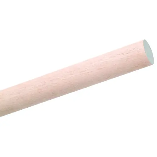Dowel Rod, 3/16 in Dia, 48 in L, Aspen Wood Dowel Rod, 3/16 in Dia, 48 in L, Aspen Wood