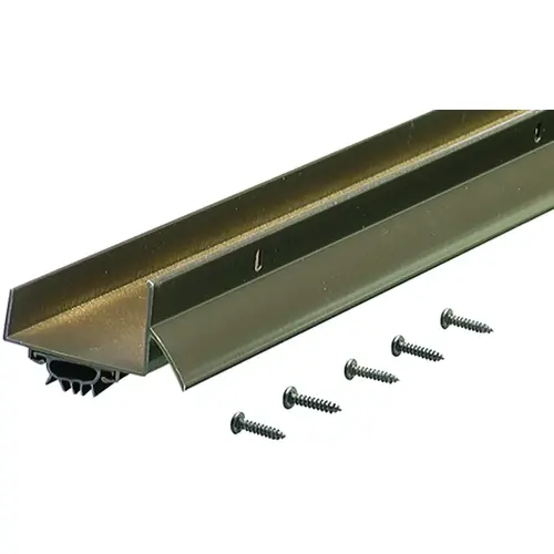 DB003 Series Door Bottom with Drip Cap, 36 in L, 1-3/4 in W, 1-1/4 in H, Aluminum, Bronze DB003 Series Door Bottom with Drip Cap, 36 in L, 1-3/4 in W, 1-1/4 in H, Aluminum, Bronze
