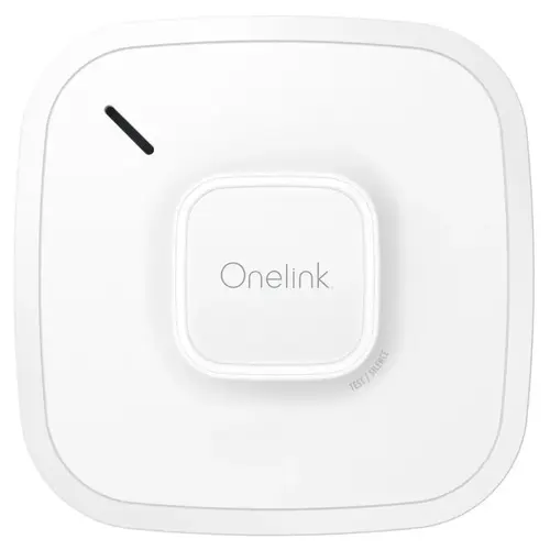 Onelink Carbon Monoxide Alarm, 85 dB, Photoelectric Sensor, White
