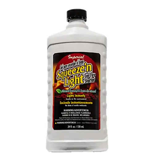IMPERIAL KK0343 Squeez'n Light Fire Starter, Viscous Gel, 24 oz