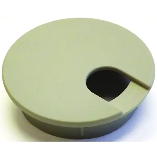 Desk Grommet, 2-1/2 in Dia Cable, Polystyrene, Almond Desk Grommet, 2-1/2 in Dia Cable, Polystyrene, Almond