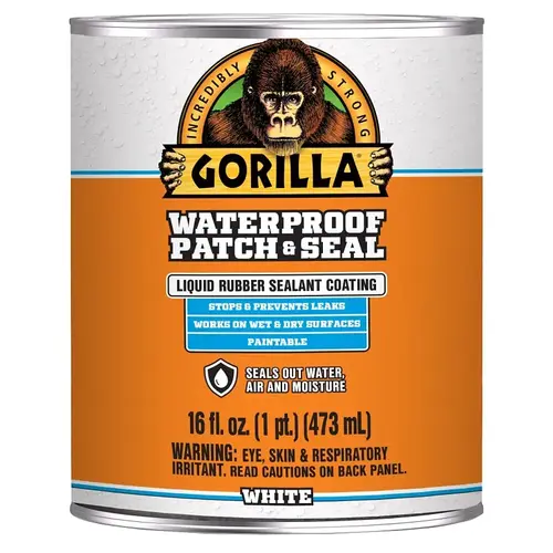 Patch and Seal Liquid, Water-Proof, White, 16 oz