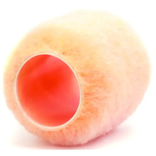 All Purpose Roller Cover, 1/2 in Thick Nap, 3 in L, Polyester Cover Beige