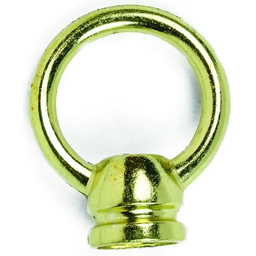 Lamp Loop, Ceiling, Female, Brass Lamp Loop, Ceiling, Female, Brass