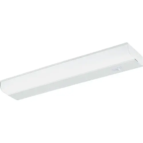 Under Cabinet Bar, 120 V, 15 W, 1-Lamp, White Fixture