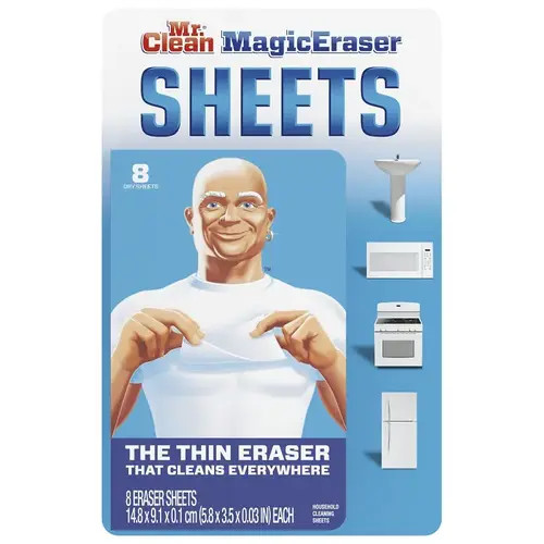 Magic Eraser Sheet, Foam White Magic Eraser Sheet, Foam White