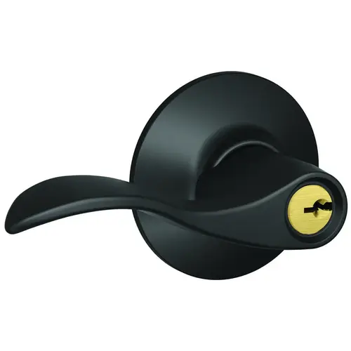 Accent Series F51A ACC 622 Entry Lever Lockset, Brass, Matte Accent Series F51A ACC 622 Entry Lever Lockset, Brass, Matte