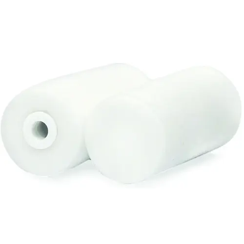 Trim & Touch-Up Mini Roller Cover Refill, 3 in L, Foam Cover Pair White