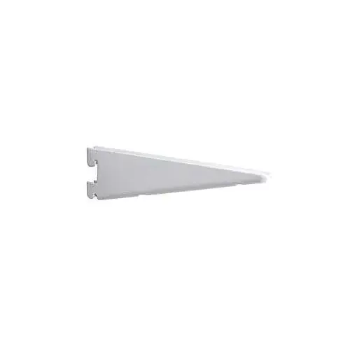 Shelf Bracket, 11.2 in L, Steel, Titanium Shelf Bracket, 11.2 in L, Steel, Titanium