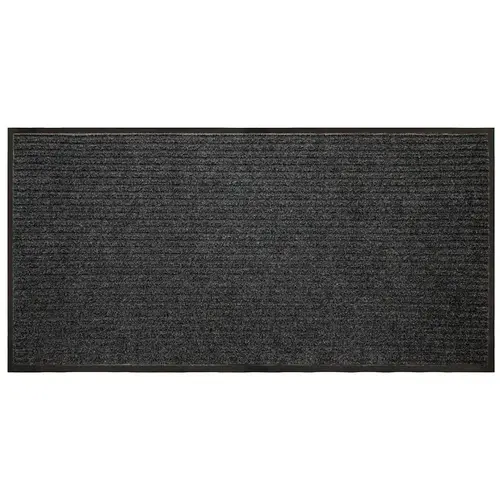 MT2000104 Utility Mat, 36 in L, 24 in W, Polypropylene Surface, Charcoal