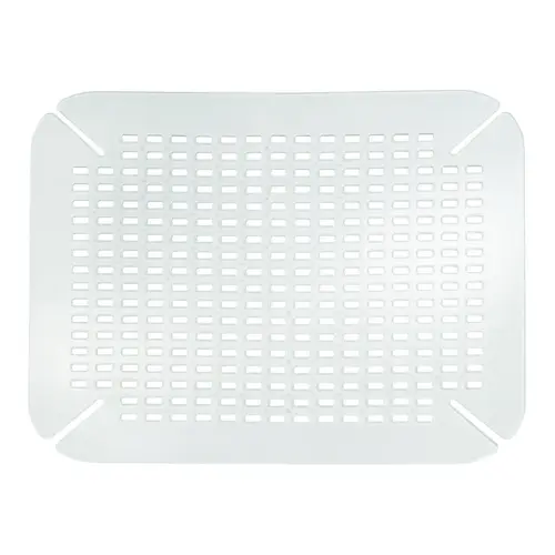 Sink Saver, 13.97 in L, 15.94 in W, PVC, Clear