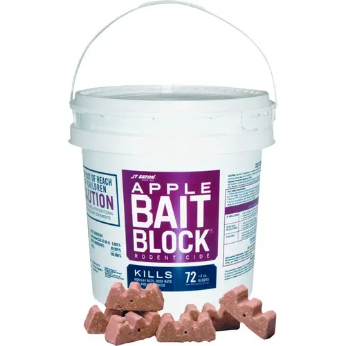 Bait Block, Solid, 9 oz Pail Red