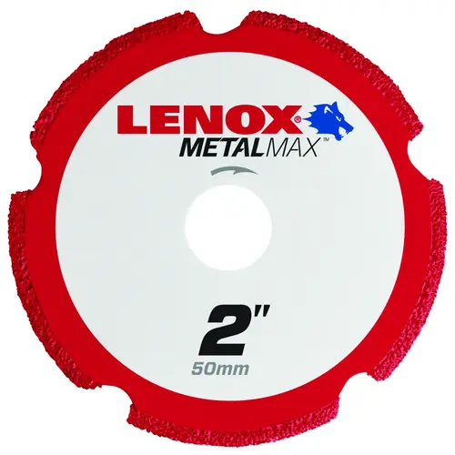 MetalMax Cut-Off Wheel, 2 in Dia, 3/64 in Thick, 3/8 in Arbor, 40, 50 Grit, Diamond Abrasive MetalMax Cut-Off Wheel, 2 in Dia, 3/64 in Thick, 3/8 in Arbor, 40, 50 Grit, Diamond Abrasive