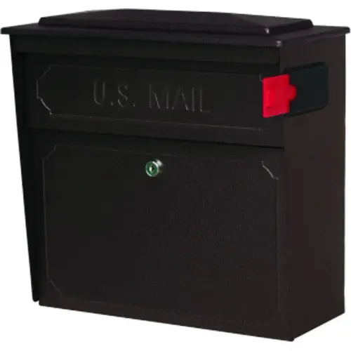 Mailbox, Steel, Bronze, 15-3/4 in W, 7-1/2 in D, 16 in H Mailbox, Steel, Bronze, 15-3/4 in W, 7-1/2 in D, 16 in H